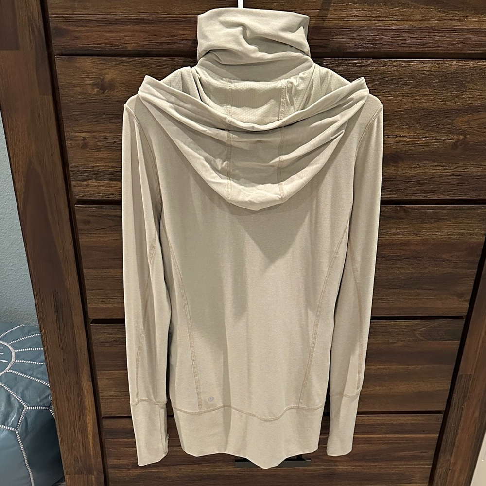 Lululemon Beige Zip Hoodie - Picture 3 of 5